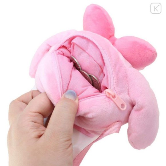 SALE !!Sanrio Bunny  My Melody Soft Plush Shoulder/Crossbody Small Coin Pochette - Picture 4 of 7